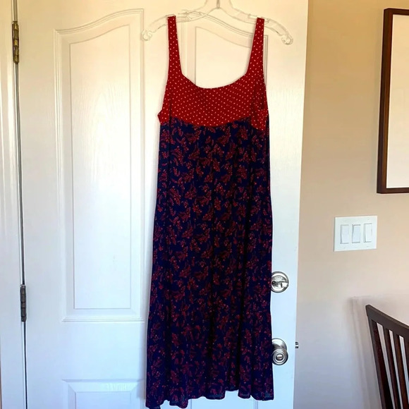 Womens JET JOHN ESHAYA dress size small navy and red perfect condition - Picture 7 of 8